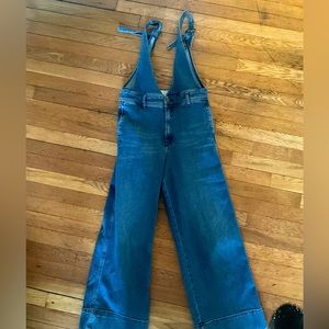 Free People Jean High Waisted Overalls